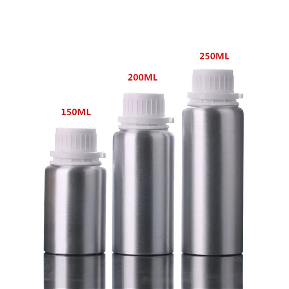 Bottiglia di alluminio riempibile profumo contenitore vuoto portatile bottiglia di olio essenziale da viaggio tappo antifurto barattolo di Sub-imbottigliamento cosmetico
