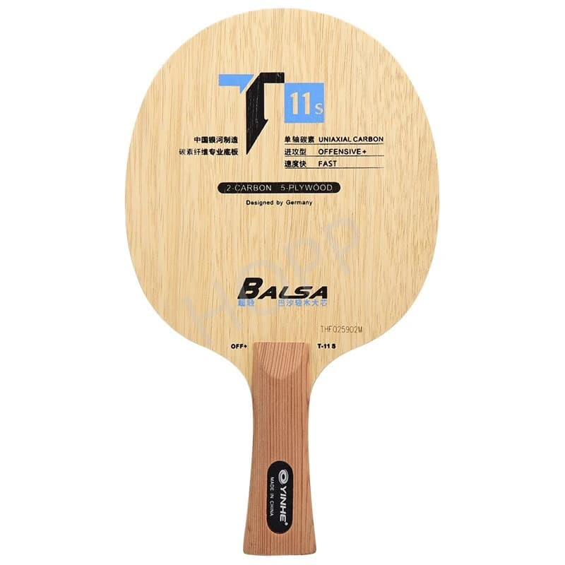 YINHE T-11 T11S (Balsa Leggero Carbonio) Lama da ping pong YINHE T11 / T11 + Racchetta Galaxy originale Mazza da ping pong / Paddle