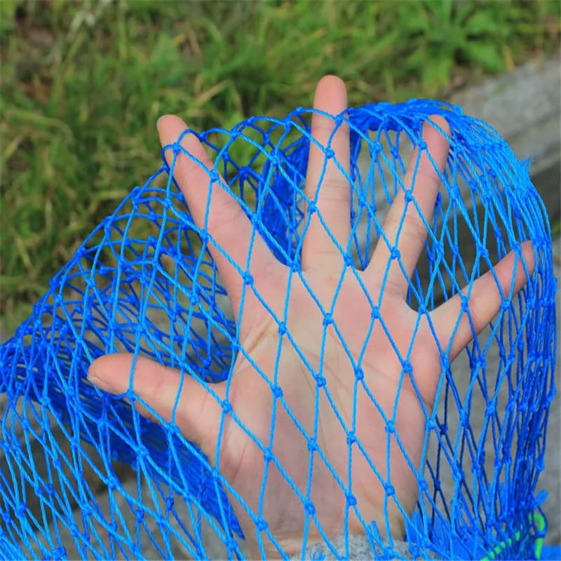 Borsa in rete blu da 85 cm, 130 cm Borsa per riporre articoli vari per la casa Borsa per giocattoli da spiaggia Borsa per rete da golf Rete da pesca Spessa e resistente