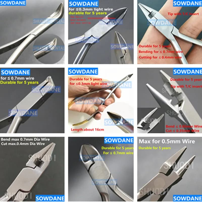 Dental orthodontic cutting pliers Micro-mining ligature cutting caliper Thread binding Oral hygiene pliers Teeth whitening tool