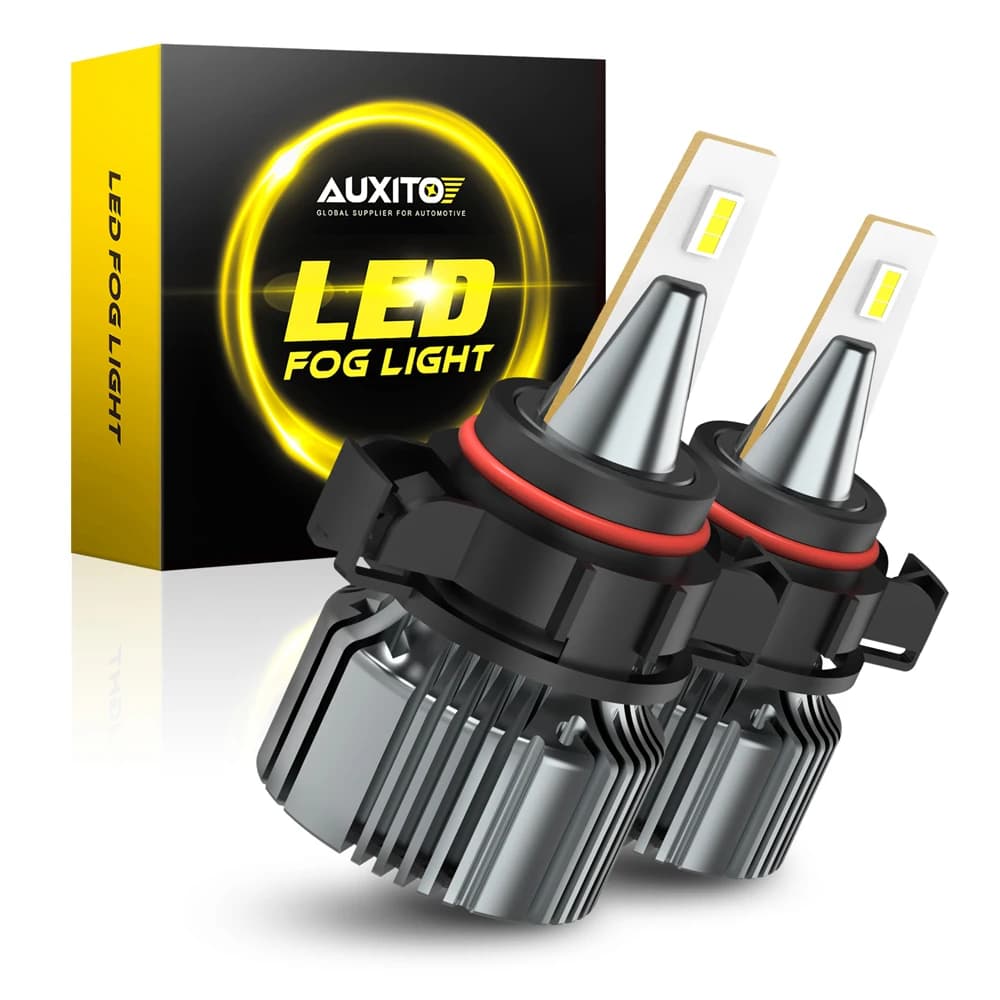 AUXITO 2 pezzi Canbus PSX24W luci per auto a LED H27 880 LED H16 5202 PSX26W 9006 HB4 881 H8 H11 LED giallo bianco DRL fendinebbia 12V