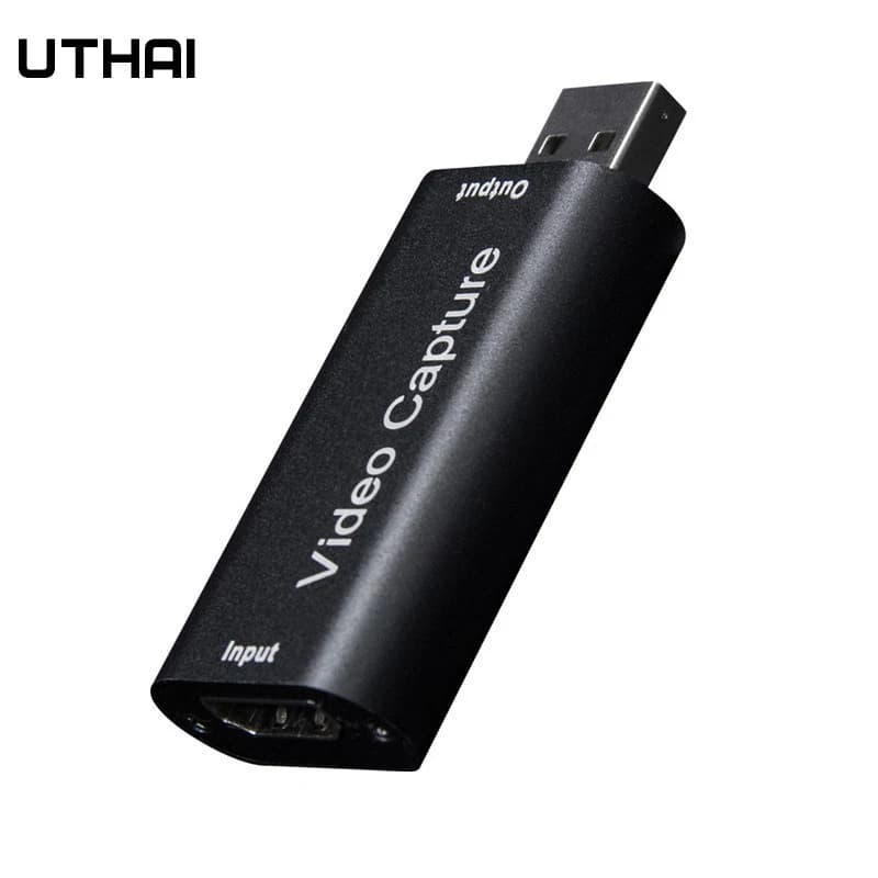 UTHAI Scheda di acquisizione video 4K USB 3.0 2.0 Scatola di registrazione video grabber compatibile HDMI Gioco Registrazione fotocamera DVD Streaming live