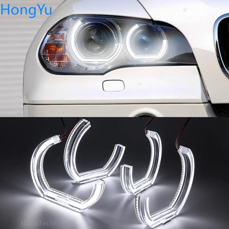 For BMW X5 E70 X5M X6 E71 E72 X6M 2008 2009 2010 2011-2014 excellent DTM M4 Style led Angel Eyes ring kit Ultra bright DRL