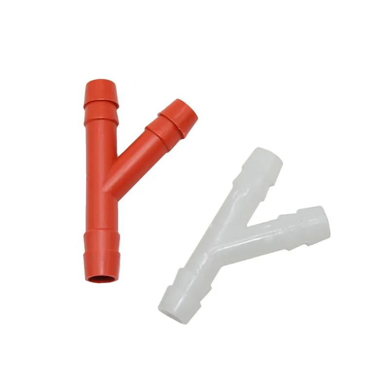 Connettore a Y da 10 mm Splitter acqua Tubo a 3 vie Irrigazione da giardino Tee Barb Raccordi per irrigazione a goccia 8 pezzi