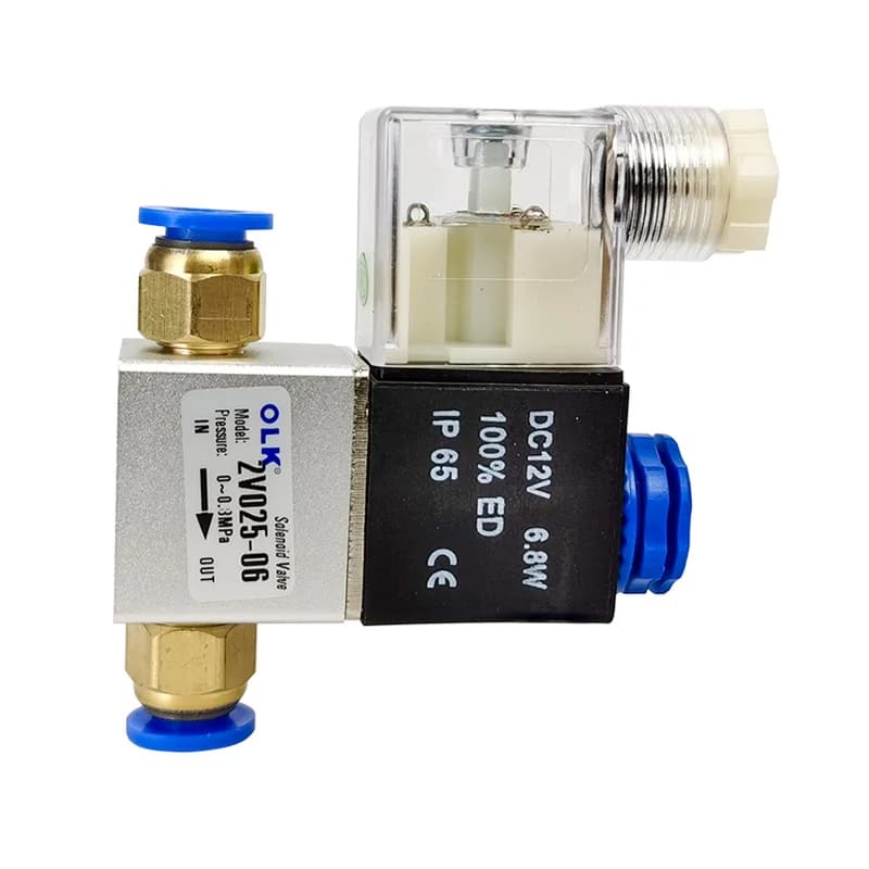 2v025-06/08 elettrovalvola 12V 24V 110V 220V valvola gas elettrovalvola aria normalmente chiusa