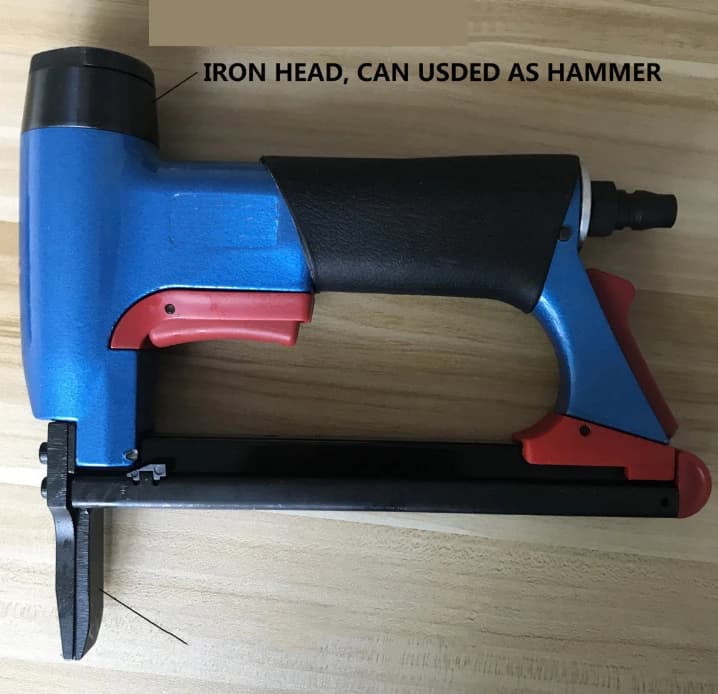 8016LN Gaga Pistola cucitrice ad aria a filo fine a naso lungo Tipo BEA Chiodatrice a gas Pneumatica tipo U Striscia pneumatica Pistola sparachiodi Pistola per graffette