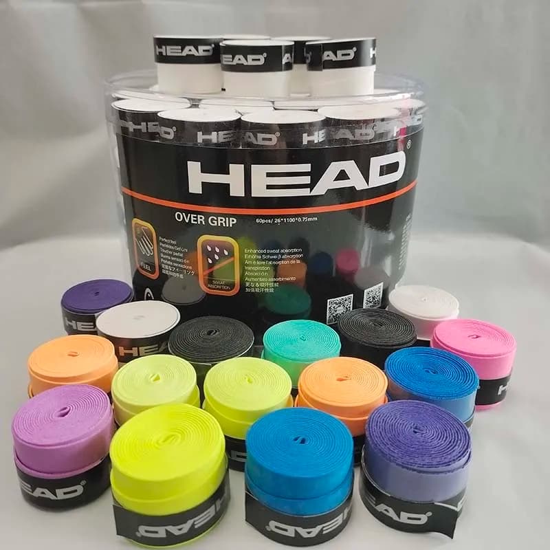 6 pieces of anti-slip bands for badminton handle, grip pads for tennis racks, shock grip bands