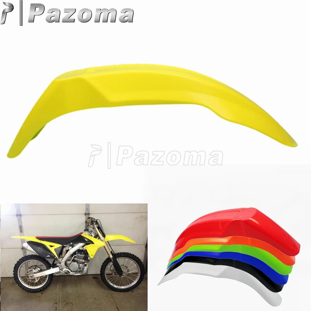 Universal Motorcycle Plastic Front Fender For Suzuki RM85 RM-Z450 RM-Z250 DR-Z125L DR-Z70 125L Dirt Bike Off-Road MX Motocross
