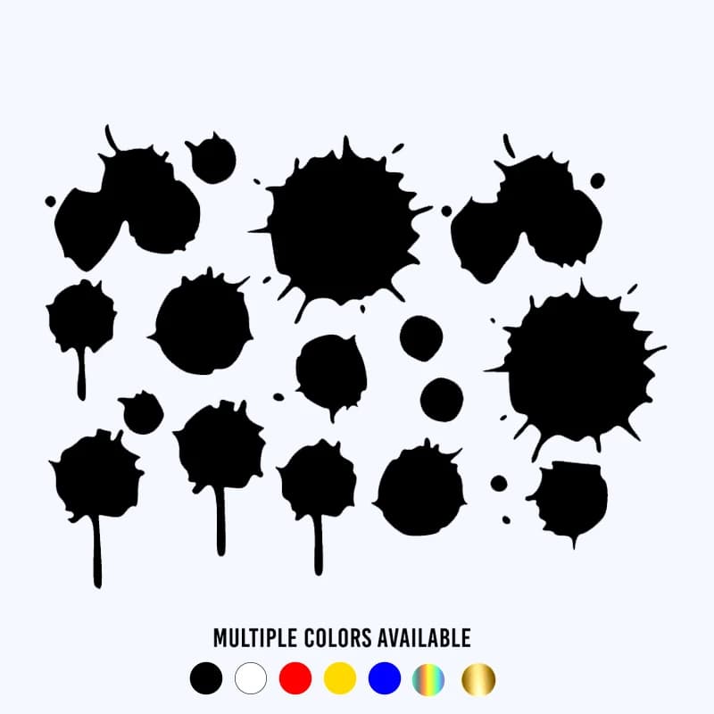 CK2903#20*15cm Set of blots funny car sticker vinyl decal white/black car auto stickers for car bumper/rear window car decor
