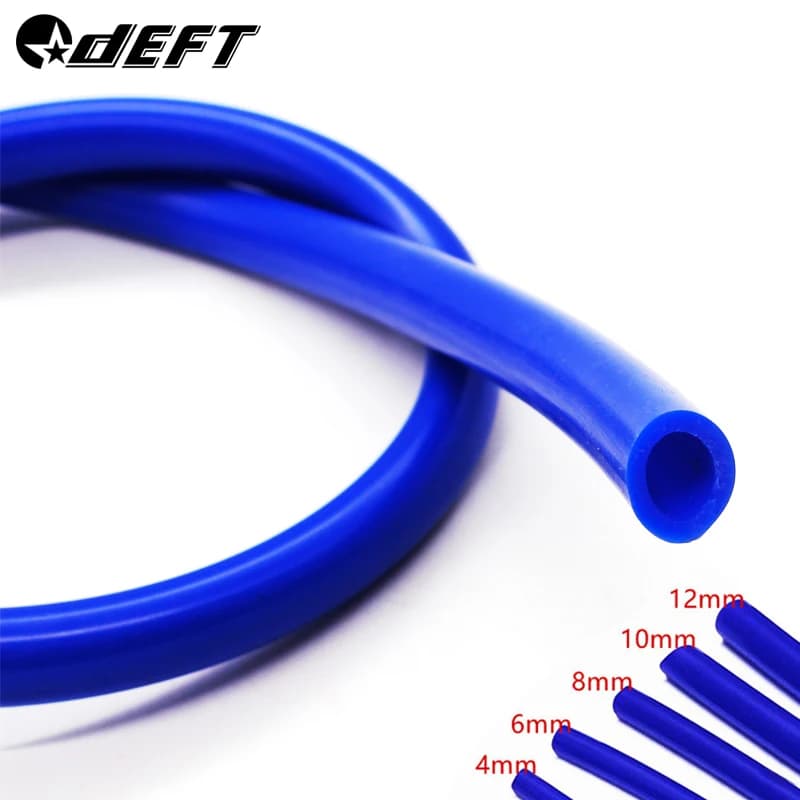 Tubo in Silicone per Vuoto ID 4mm 6mm 8mm 10mm 12mm, Tubo Flessibile da 5m per Sistema di Raffreddamento Auto, Accessori