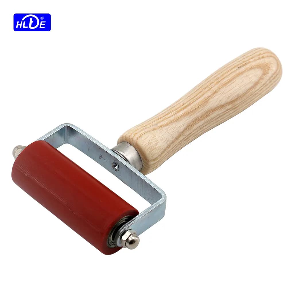 Uso resistente ad alta temperatura del rullo di pressione del Silicone del cuscinetto di 80mm con il saldatore di plastica della pistola di calore della pistola ad aria calda per saldatura del PVC