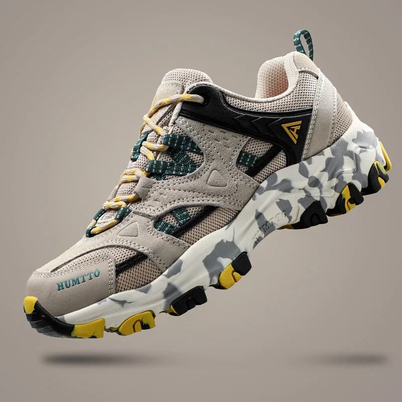 HUMTTO Scarpe da trekking da donna Primavera Sport all'aria aperta Scarpe da passeggio Sneakers da trekking Stivaletti Scarpe da arrampicata casual traspiranti