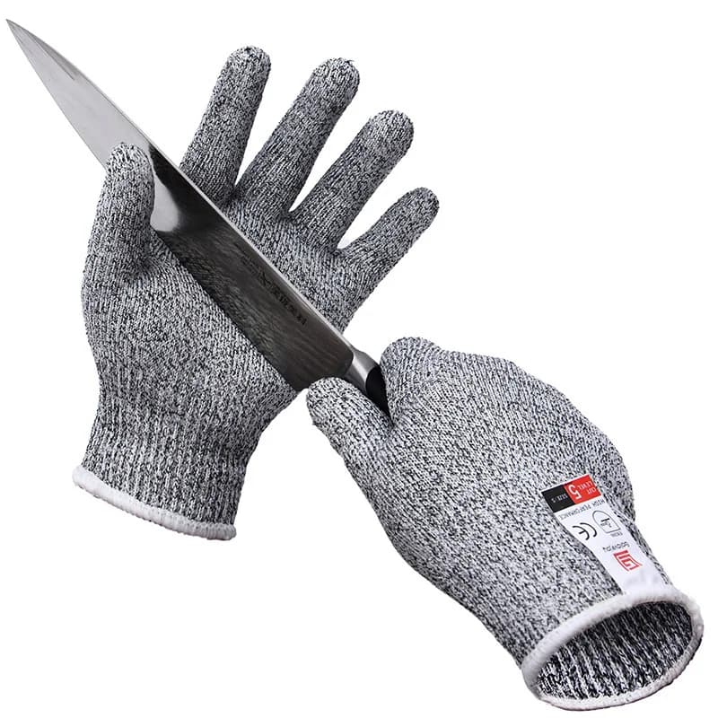 Safety Job Hunt Fishing Man Kitchen Gloves Nylon Knife Butcher Anti-cut slaughter slaughterhouse repair gloves C96