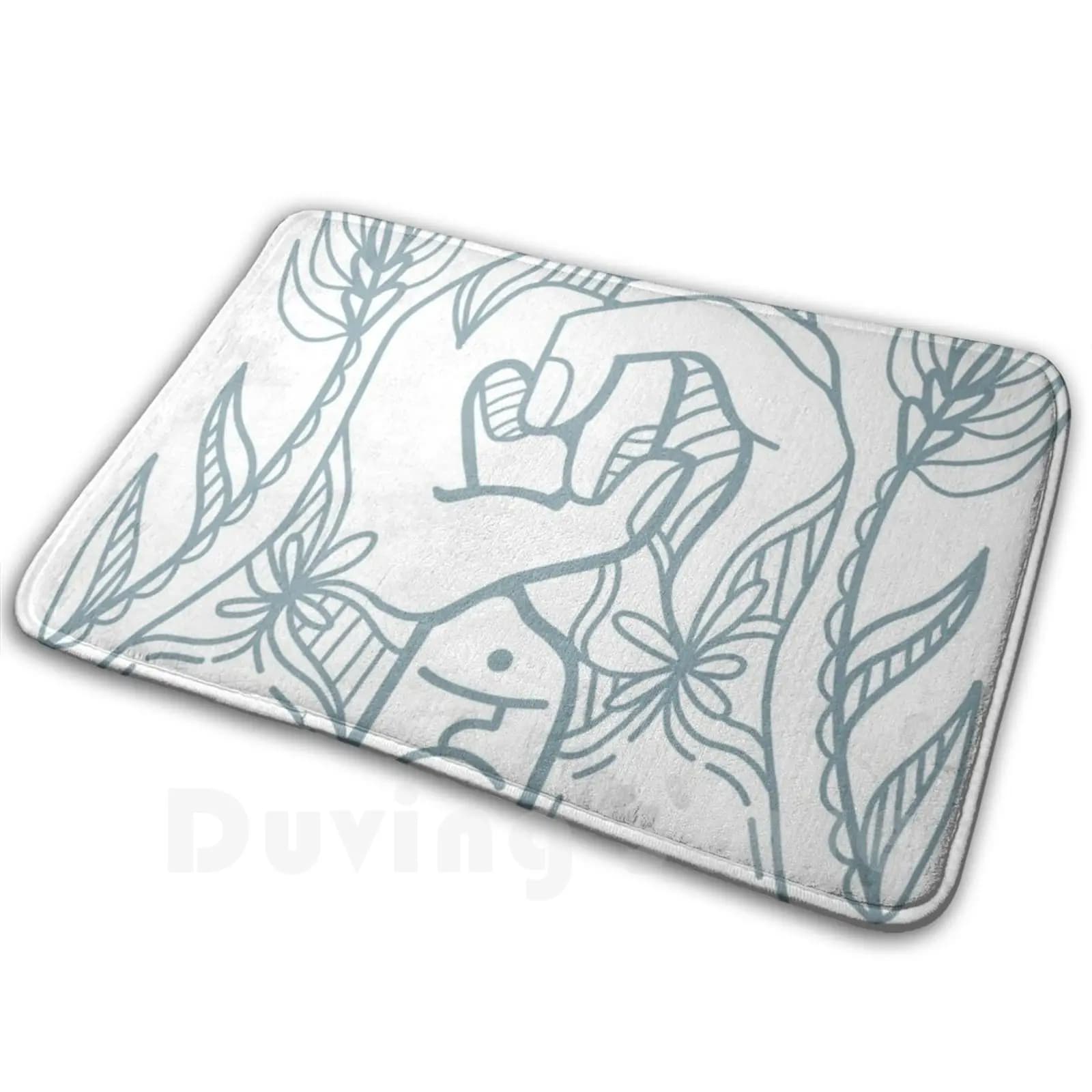 Chakra Gorge Grantita Mudra Carpet Mat Carpet Anti-slip Mats Bedroom Mudra Spiritual Yoga Buddhism Peace Mantra Meditation