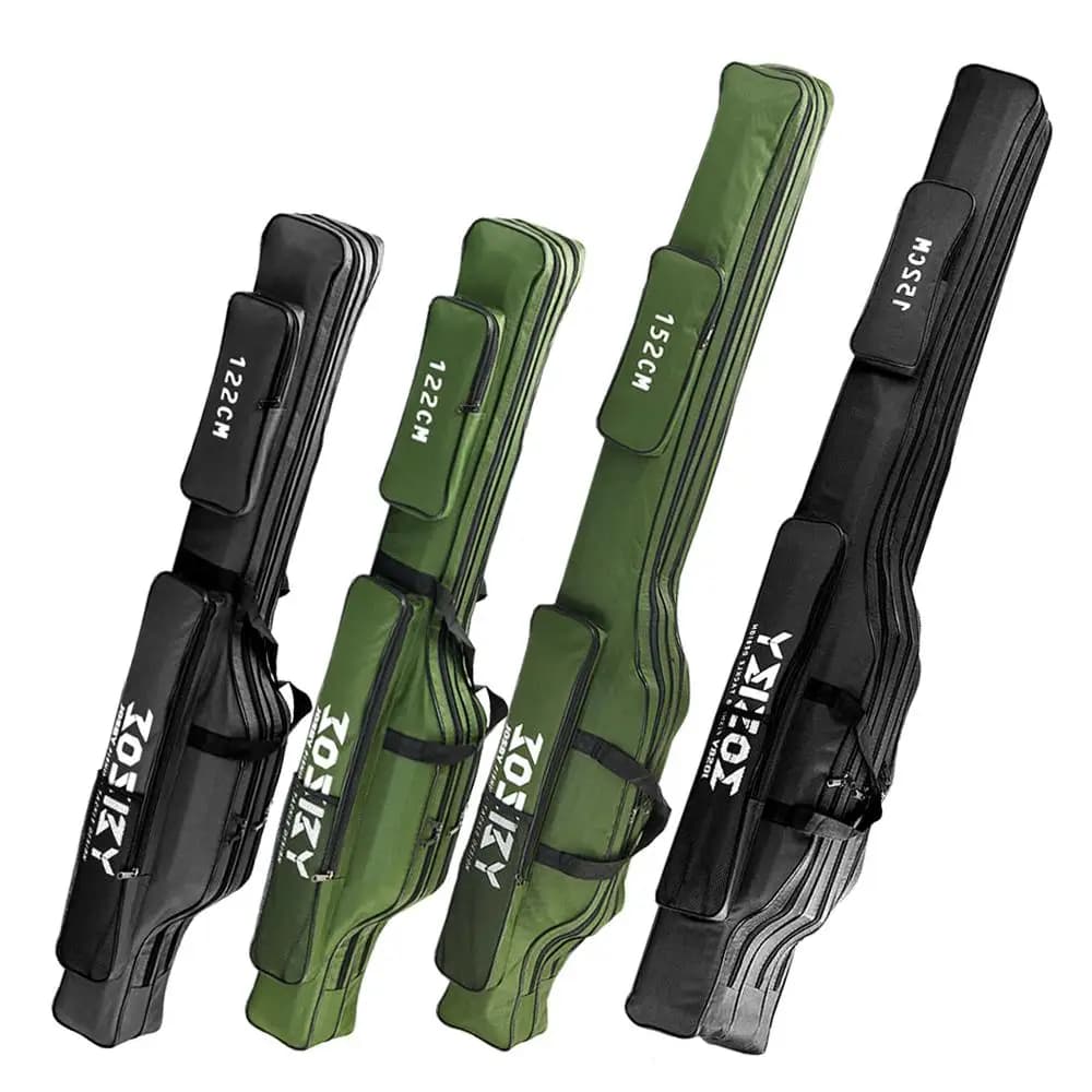 PROXPE Multifunction fishing bag Fishing rod holder Inspection Oxford cloth Folding Fishing rod bag for outdoor sports 2/3 layers