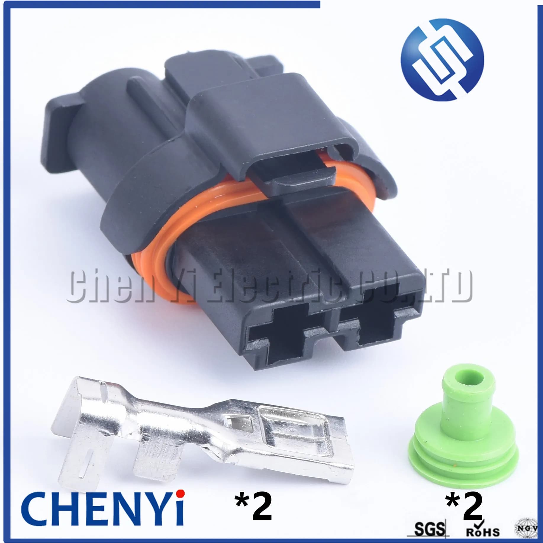 Connettore del modulo di controllo della ventola di raffreddamento a 2 pin per Land Rover Freelander Ford Mondeo Galaxy Volvo S60 S80 V70 XC60 940004107