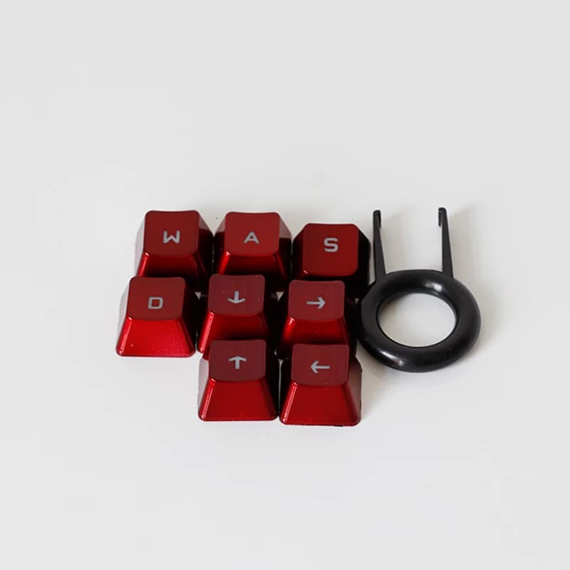 1 Set WASD E Freccia Copritasti Per Logitech Tastiera Meccanica G910 G810 G413 Gpro G512 Retroilluminato Keycap Per B3k Romer-g Switch