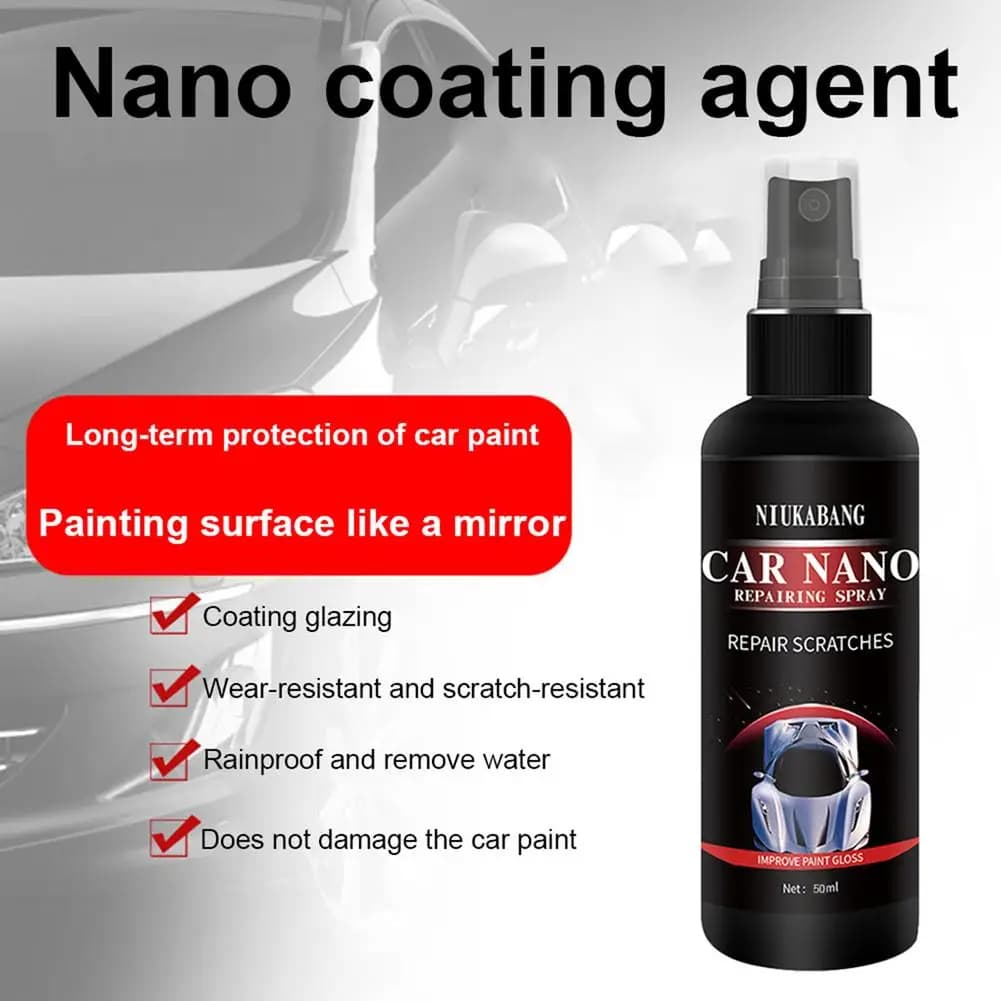 50ml rivestimento per auto cura della vernice cristallo ceramica Nano rivestimento idrofobo impermeabile lucido lucido liquido lucido cera cura dell'auto