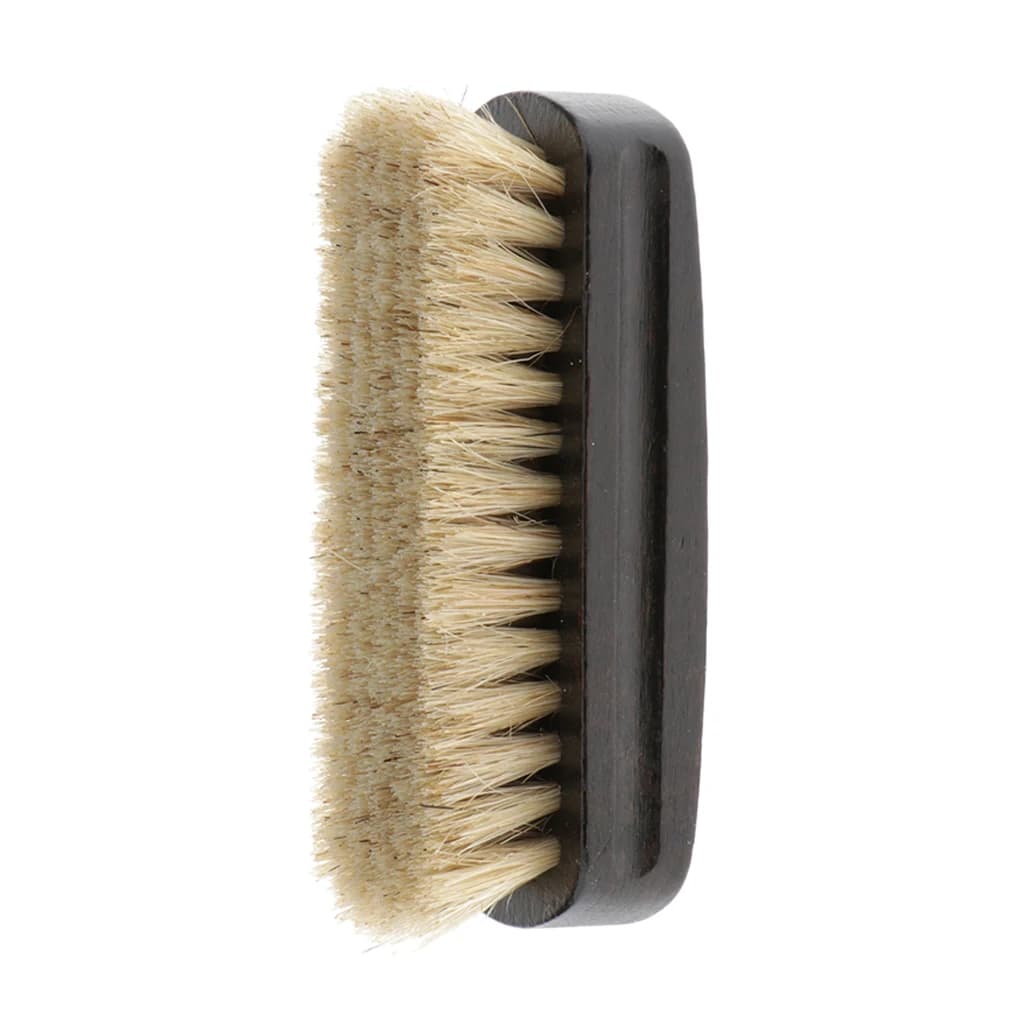 Shoe Brush Gloss Brushes Pig Bristles Brush Shoes Cleaning Brush