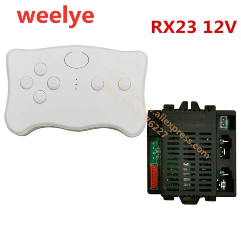 Wellye RX23 per Bambini Elettrico Giocattolo Auto Bluetooth di Controllo a Distanza, Regolatore con Funzione di Avviamento Liscia 2.4G Bluetooth Transmitt