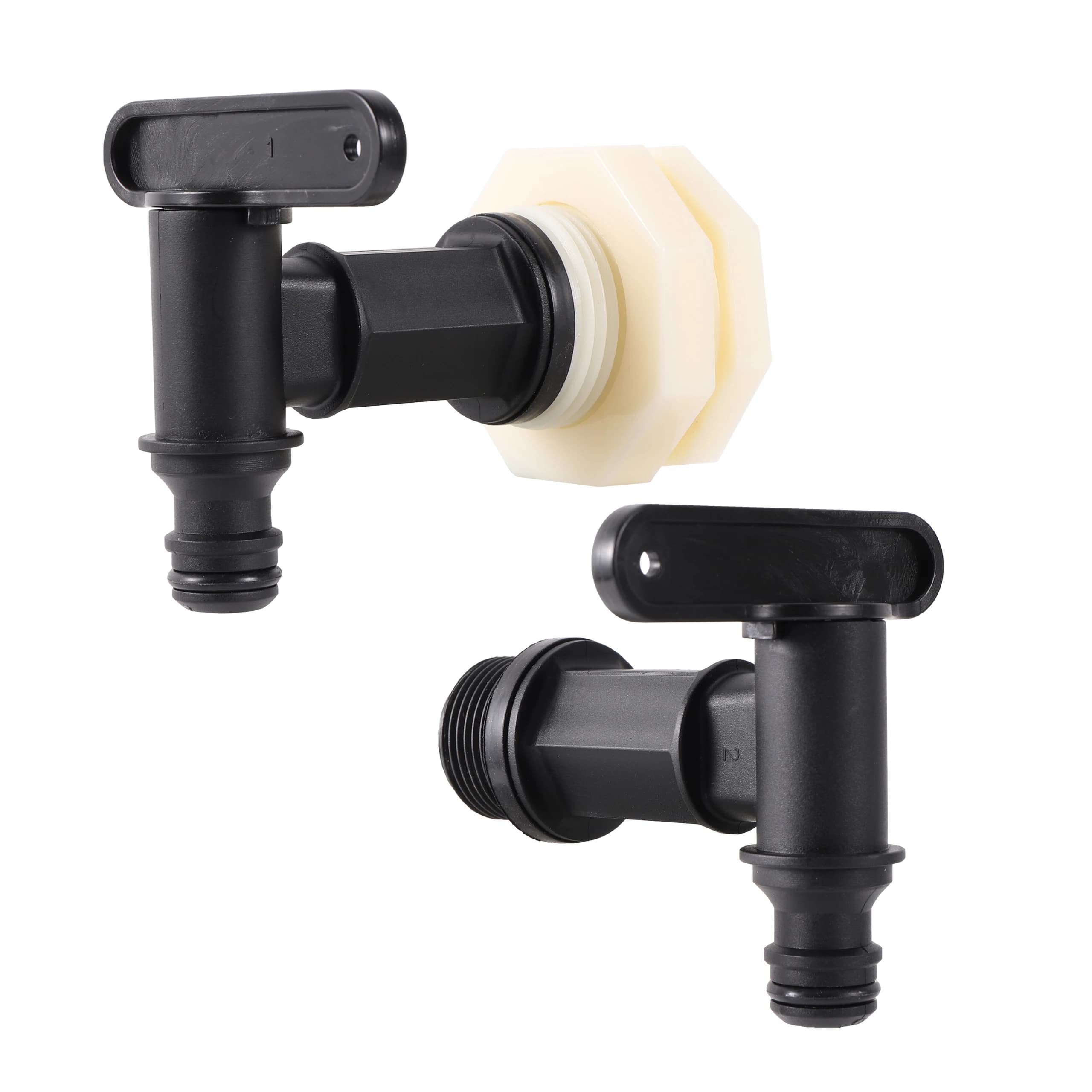 3/4 "filettatura plastica IBC serbatoio rubinetto giardino irrigazione tubo connettore valvola acquario serbatoio di pesce valvola di ricambio interruttore di controllo dell'acqua