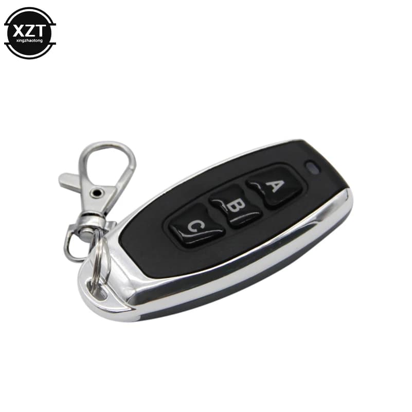433 MHz Telecomando Senza Fili 3 Chiave Porta Del Garage Duplicatore Codice di Apprendimento Chiave Fob DC 6 V Copia Universale Auto Sistema di Allarme Auto