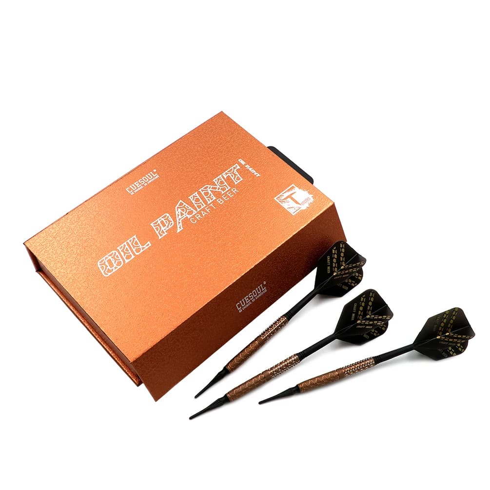 CUESOUL CRAFT BEER Pittura ad olio rifinita-21g Punta morbida 90% freccette al tungsteno