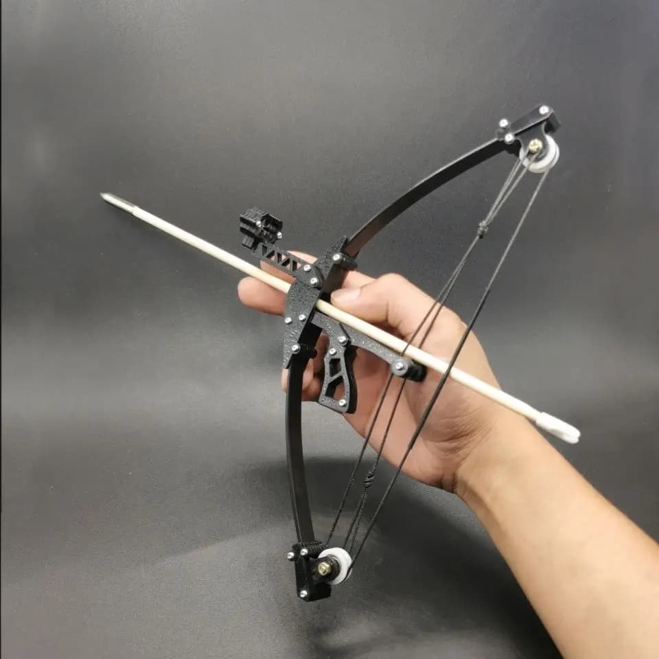 Mini arco composto da esterno con puleggia portatile staccabile potente mira tiro con l'arco tiro con l'arco giocattoli sportivi Set arco e freccia