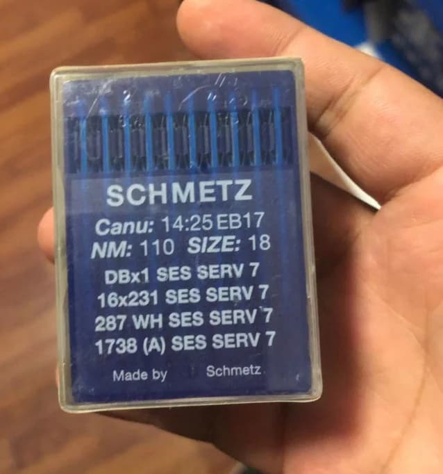 DBX1 SES SERV 7 100 pz/lotto Schmetz Aghi per Macchine da Cucire Industriali Canu:14:25 1 DBX1 16x231 1738 NM:65 TAGLIA:9