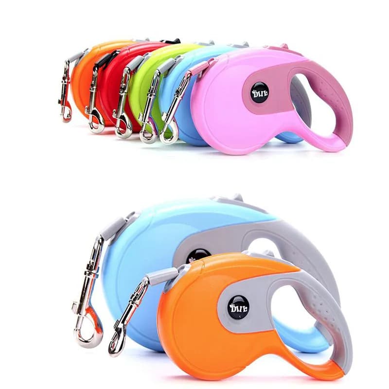 Guinzaglio per cani con estensione automatica Guinzaglio per animali domestici 3M 5M Guinzaglio da passeggio per cani di taglia piccola e media retrattile in nylon resistente