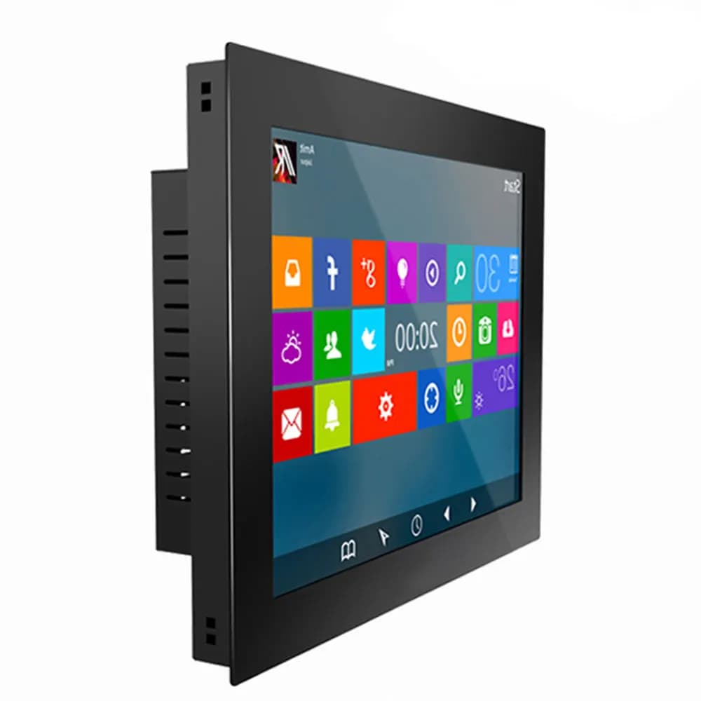 14 15.6 17.3 18.5 21.5 23.6 19 pollici industriale tutto In un pannello PC mini computer con Touch Screen resistivo Wifi Win10 pro