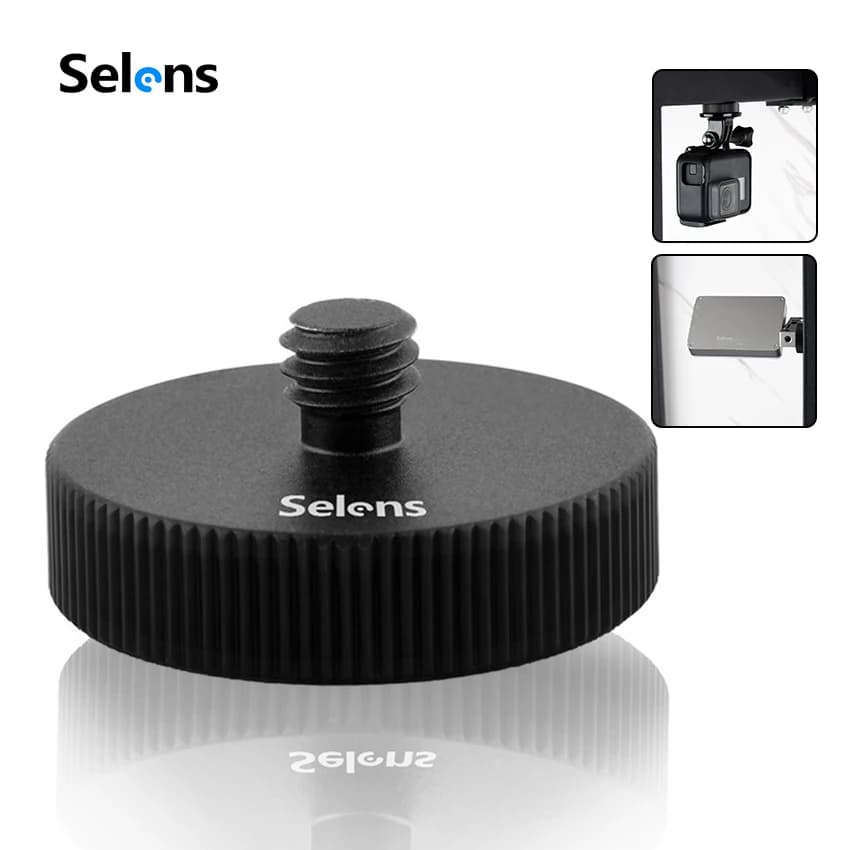 Selens magnetic support 1/4 20 threaded for GoPro Hero 8 7 6 5 4 Xiaomi Yi 4k SJCAM SJ4000 EKEN H9 Action cam accessories