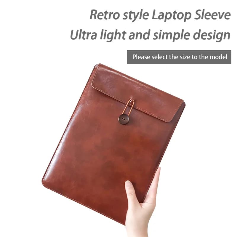 Custodia per Laptop ultrasottile ad alta capacità, custodia per laptop in pelle microfibra per MacBook Pro Air 2020 M1 12/13/14/15/4/16/