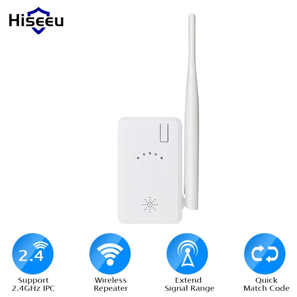 Range Extender WiFi per sistema di telecamere di sicurezza wireless Hiseeu