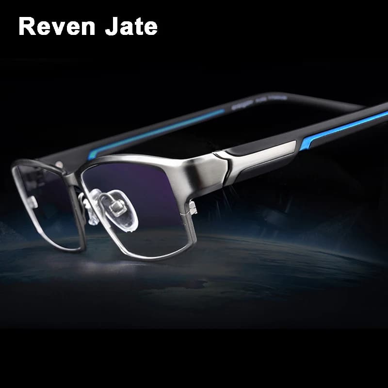 Reven Jate EJ267 moda uomo occhiali da vista montatura Ultra leggera flessibile IP placcatura elettronica materiale titanio occhiali da vista