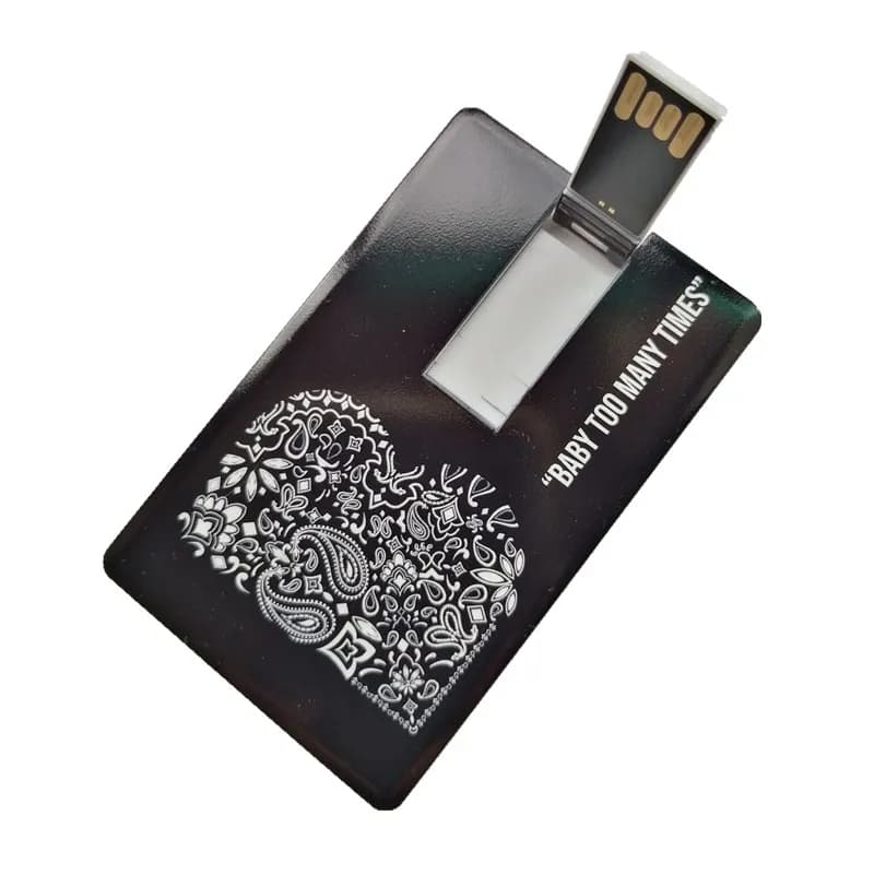 10 pz/lotto carta di credito aziendale Usb flash drive Pen memory stick disk logo personalizzato Logo fai da te USB2.0 1GB 2GB 4GB 8GB 16GB 32GB
