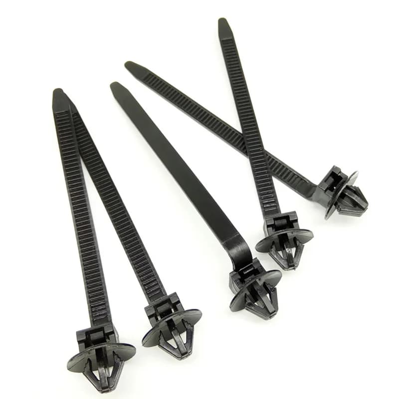Fascette di fissaggio per cavi in Nylon universali fascette fermacavo fermacravatta organizzatore per auto Home Office