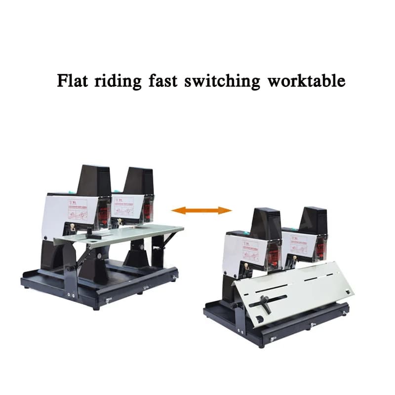 Rilegatrice A3 ST-1000TS cucitrice elettrica doppia in linea doppia testa cucitrice a punto piatto cucitrice a sella 220V 1500W