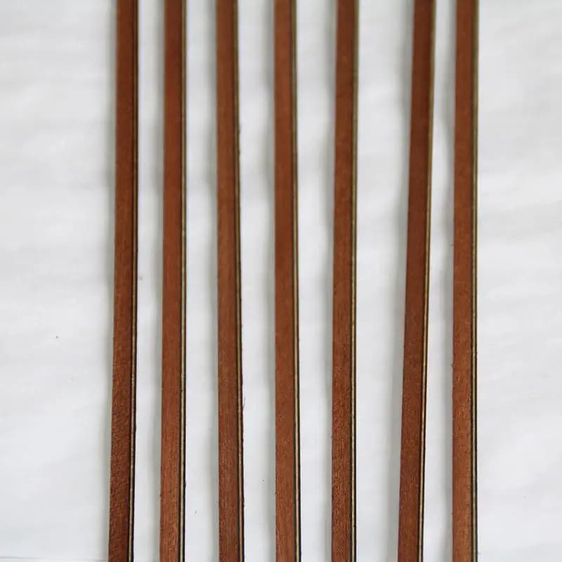 20 pcs Sapele + bk + wh + bk chitarra Legatura Inlay Corpo Progetto Filetto Striscia di Chitarra Basso Ukulele Accessori di legno
