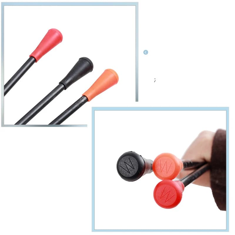 6PCS Rubber DIY Arrows 8mm Hunting Game Set - Archery Practice Target Sticks for Recurve Bow And Long Bow