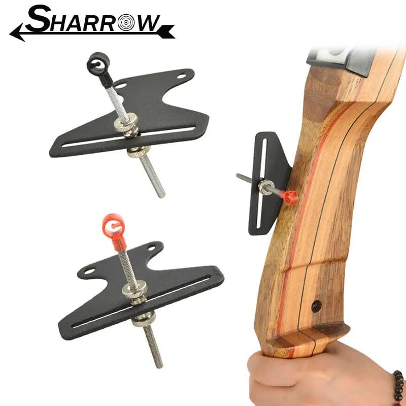 Tiro con l'arco ricurvo Bow Sight 1 Pin Single T Needle Longbow Takedown Shooting Target accessori