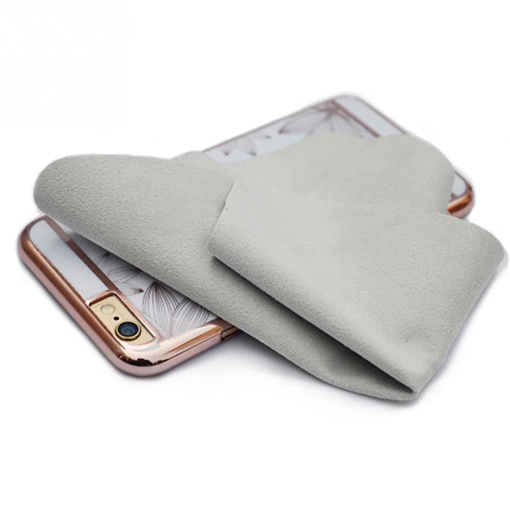 2-piece double-sided microfiber cloth cleaning tool for DSLR phone screen camera benches for convenient superfini cleaning