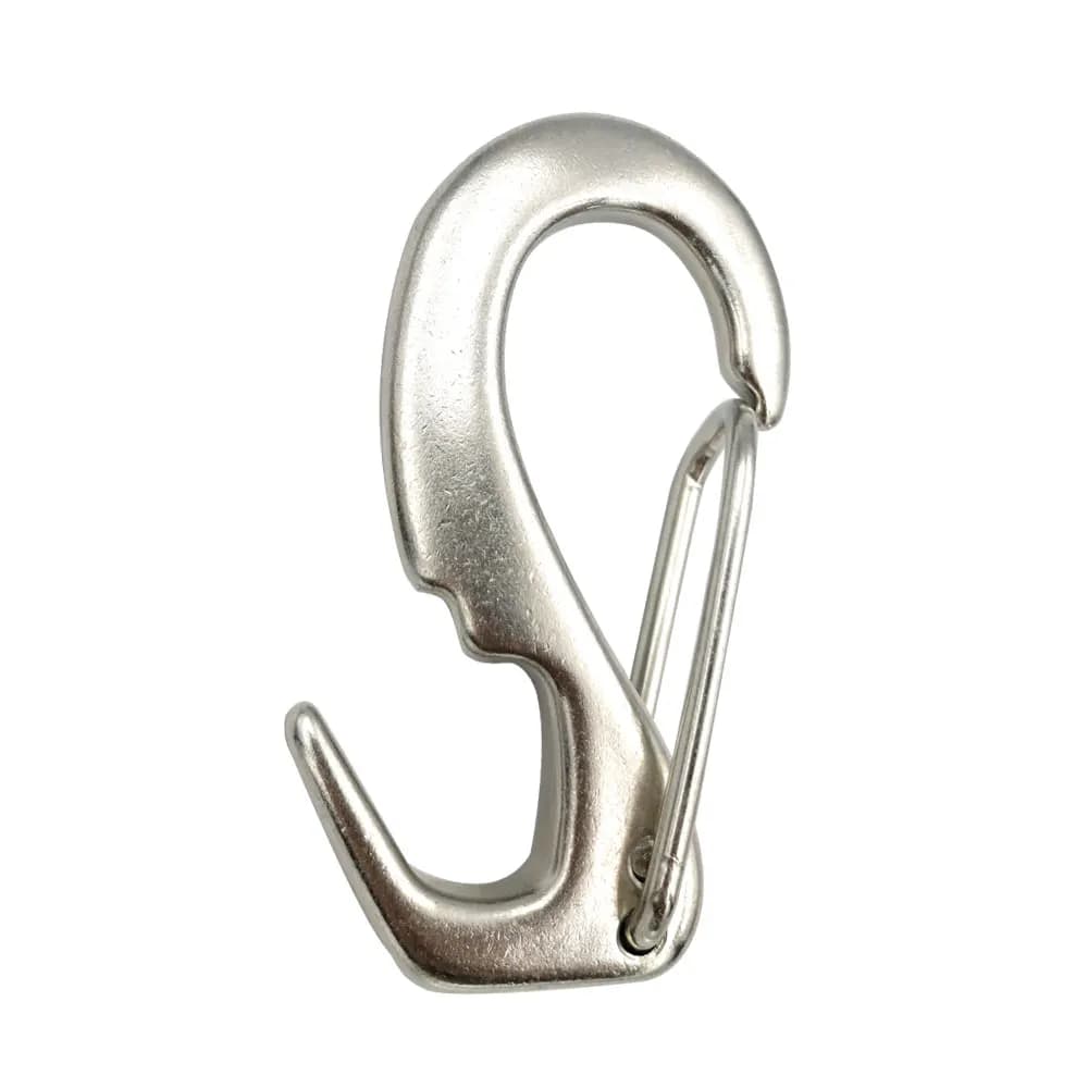 Grillo con moschettone per sistema di ancoraggio con gancio a molla in acciaio inossidabile di grado 316 SS per hardware per yacht per barche marine