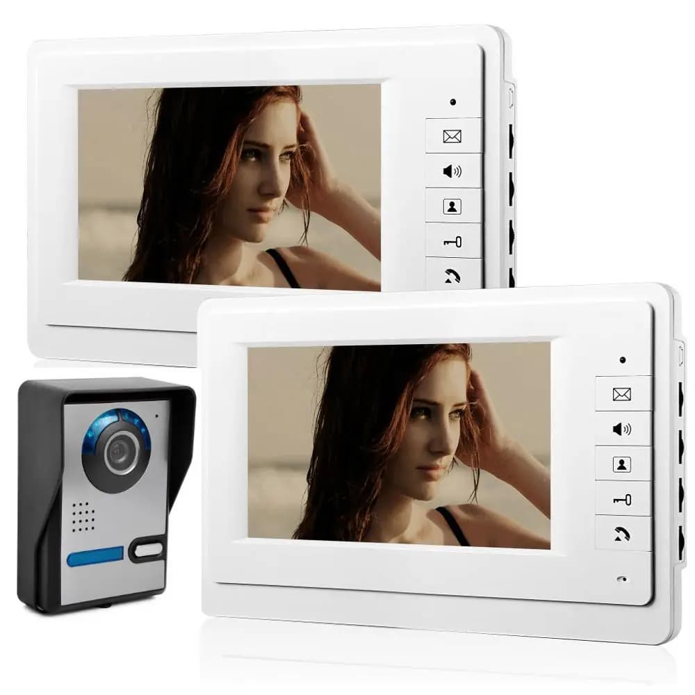 SmartYIBA 7 "del Portello del Video Citofono Monitor Dell'interno Citofono Per Villa Casa Privata di Sicurezza Home Security Video Citofono Campanello