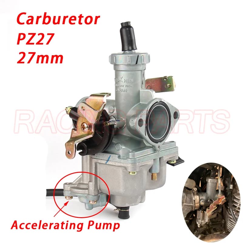 PZ27 Carb Cable Choke 27mm pompa acceleratore carburatore per KEIHI 140 150 160 200cc Dirt Bike ATV Quad GO Kart