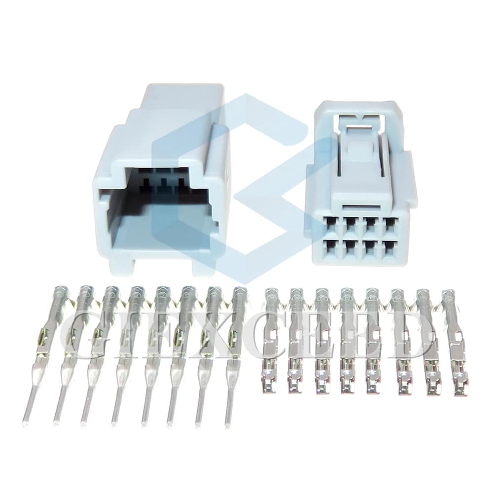 8 Pin serie 0.6 cavo automobilistico cavo maschio femmina connettore Docking presa in plastica non sigillata in miniatura 6098-6452