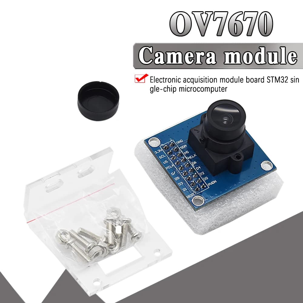 WAVGAT OV7670 300KP modulo modulo telecamera supporta VGA CIF display controllo esposizione automatica dimensioni attive 640X480 per Arduino