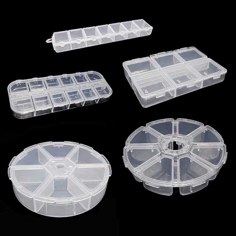 1Pc 6/8/10 Griglia di Plastica Pillola Medicina Scatola Titolare di Immagazzinaggio Dell'organizzatore Contenitore Caso Portatile Impermeabile Piccolo Medicina imballaggio 040