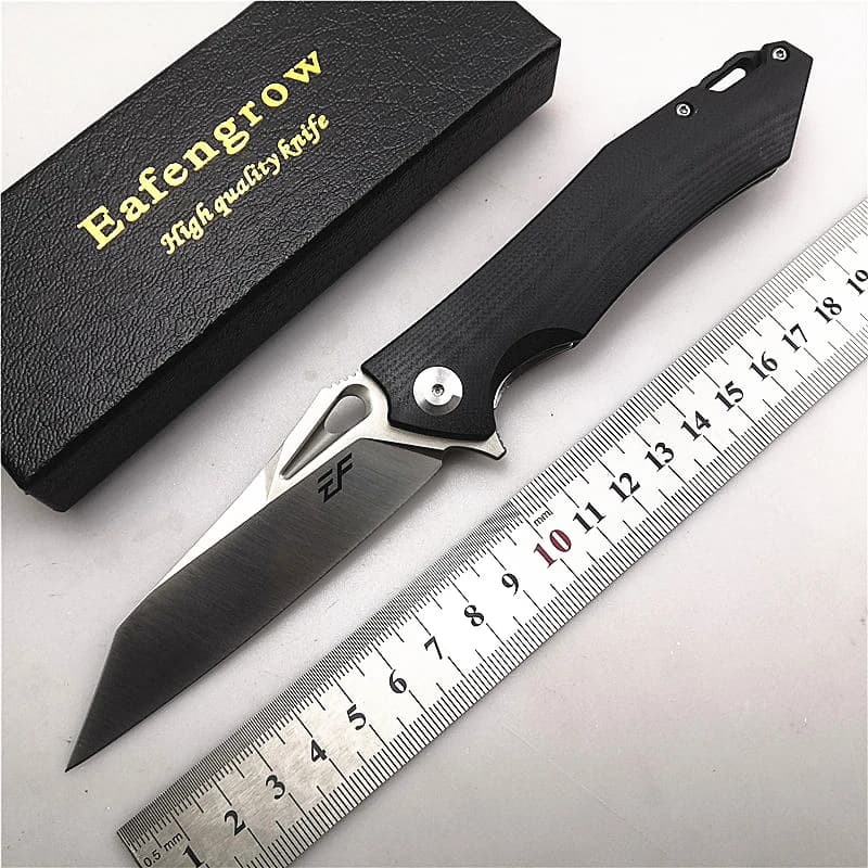 Eafengrow EF934 D2 coltello pieghevole G10 campeggio portatile caccia coltello da tasca caccia frutta Jackknife EDC utensili da cucina strumento esterno