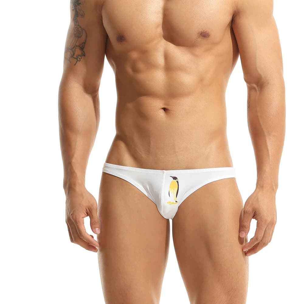 Nuova biancheria intima di marca SEOBEAN stampata biancheria intima sexy da uomo mutande a vita bassa slip bikini